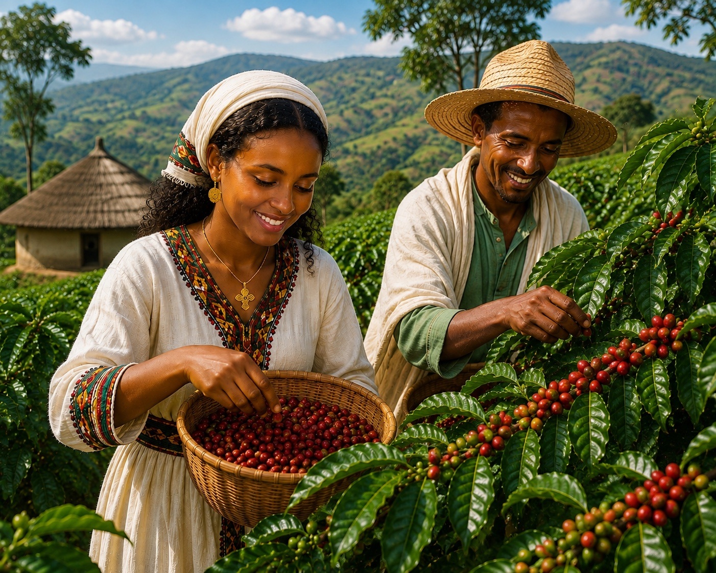 Yager Buna Ethiopian coffee ceremony hero image 5