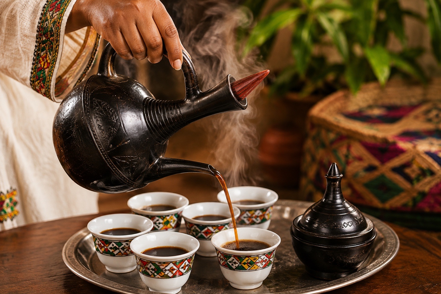 Yager Buna Ethiopian coffee ceremony hero image 6