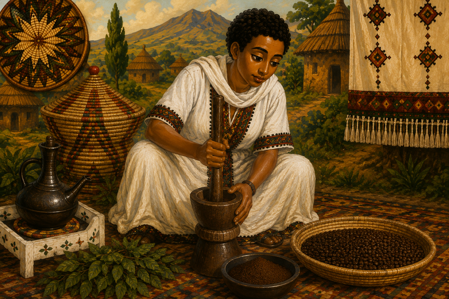 Traditional grinding preparation